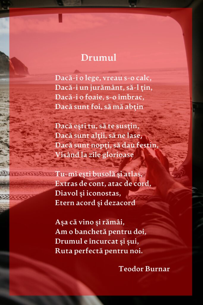 Drumul poezie Teodor Burnar