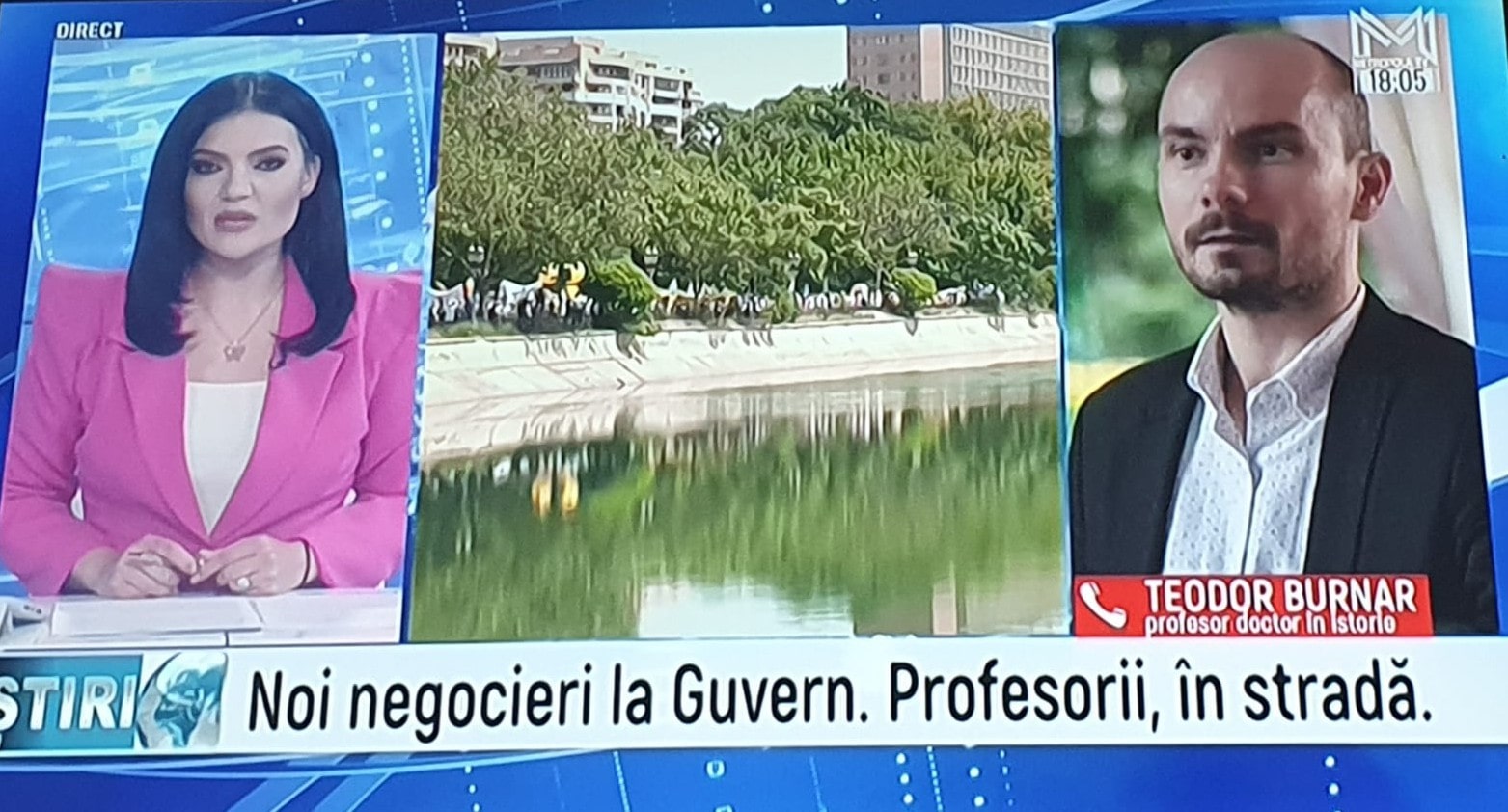 aparitie Metropola TV Teodor Burnar iunie 2023 greva profesorilor-min