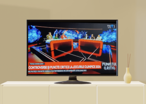 Teodor Burnar invitat la TVR1_studio_emisiunea Punctul Critic august 2024